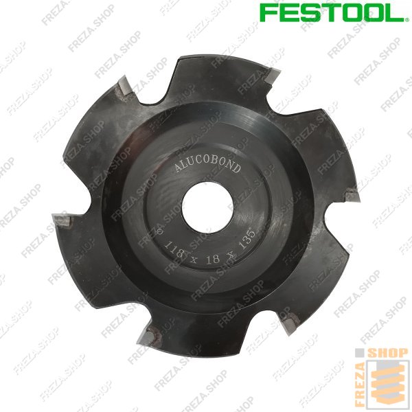 Фреза дисковая HM 118x18x20 z=6 135°градусов для Festool фрезера PF1200, Wemaro