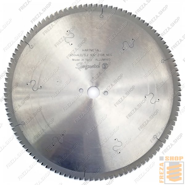 Пильный диск HM 450x3,8/3,2x32 z=110 neg. (DEFO, Италия)