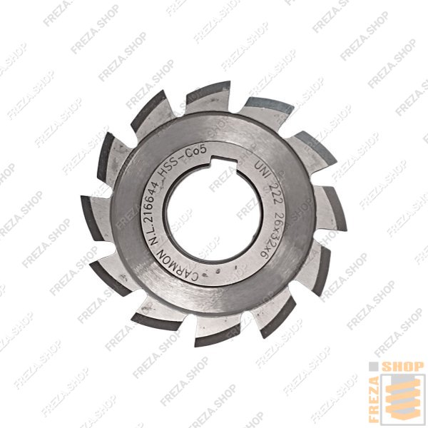Фреза дисковая UNI 222 63x13x22 z=12 26x32x6 b=8, Carmon