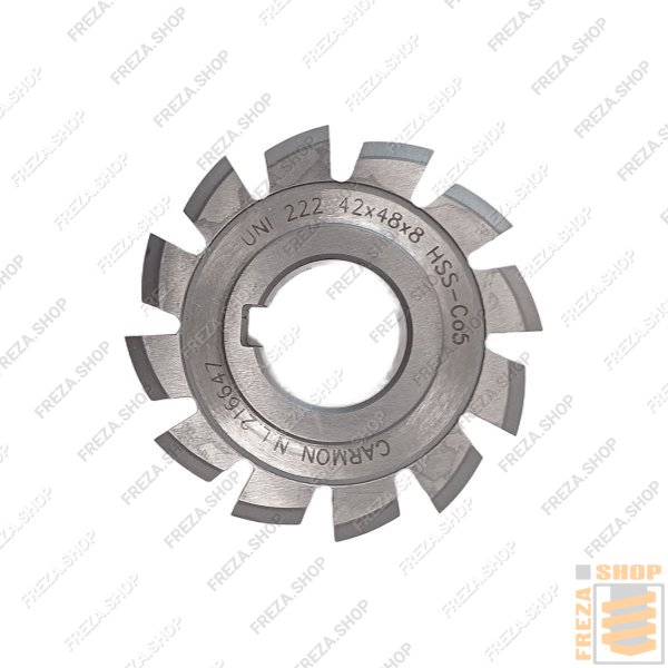 Фреза дисковая UNI 222  63x13x22 z=12 42x48x8 b=8, Carmon